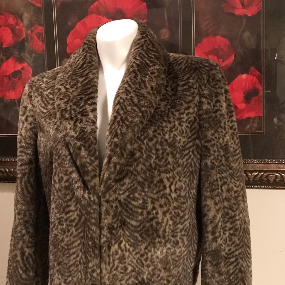 Chico’s Faux Fur Coat for Women